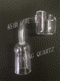 Real Quartz Banger Nail, 2mm/4mm Thick, Frosted/Clear, Female/Male, 10/14/18mm Ground Joint, 90/45 Degree
