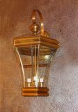 Pw-19352 Copper Wall Lamp with Glass Decorative