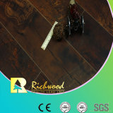 Commercial 8.3mm E1 AC3 Crystal Walnut Waxed Edged Laminated Flooring