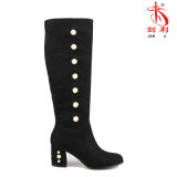 2018 England Style Over-The-Knee Boots with Crystal for Fashion Women (BT738)