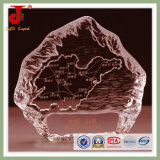 Clear Crystal Blank with Engraved for Crystal Trophy (JD-CB-306)