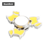 2D Blank Sublimation Fidget Spinner Toy Relieves Stress Hand Spinner (Dog, Yellow)