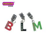 Fashion Accessories Silver Plated Enamel Letters Europeancharms Jewellery