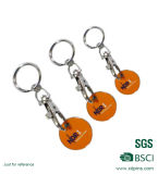 Custom Shopping Trolley Coin Key Chain for Gift and Souvenir