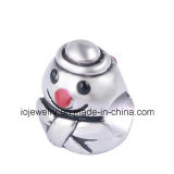 Christmas Jewelry Snowman Charm Bead