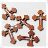 Easter Religious Hand Carved Decorative Wooden Cross (IO-cw005)