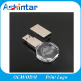 Mini Metal USB Flash Disk LED Light Crystal USB Pendrive