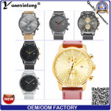 Yxl-422 Fashion Luxury Men's Watch Golden Plate Mesh Band Mechanical Wristwatches Stainless Steel Watch Chronograph Promotional Hand Men Watches