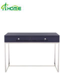 Home Decorative New Design Antiqued Stainless Material Mirrored Console Table
