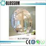 Luxury Hotel Flower Shape Wall Decorative Round Mirror