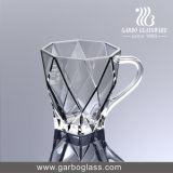 220ml New Mold Glass Mug, Glass Cup with Handle, Tea Glass, Coffee Glass (GB092308DL)