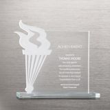 Torch Etched Glass Award (#76721)