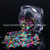 1 Set Colorful Ultrathin Nail Sequins Tips Mixed Nail Glitter Paillette 12 Colors DIY Manicure Nail Art Glitter (ND-17)