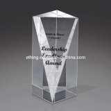 Optical Crystal Faceted Rectangle Award (CA-1163)