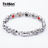 Fashion Magnetic Bracelet for Lady with Multicolor Crystal (10079)