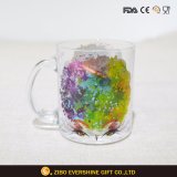 Clear Glass Beer Mug with Printing