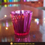 High Quality Electroplated Glass Candle Holder