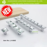 Luxurious High Clear Big Glass Crystal Kitchen Drawer Handles Pulls