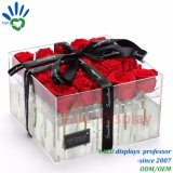 Waterproof Clear Acrylic Boxes Flower Box with Drawer