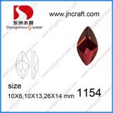 Dz-1154 Light Siam Crystal Horse Eye Rhinestone Beads for Garment