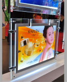 Hanging Acrylic Crystal LED Slim Indoor Media Advertising Light Box