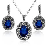 Brazilian Montana Rhinestone Crystal Retro Fashion Earring Jewelry Set