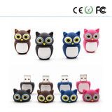 The New Silicone Cute Owl Cartoon USB Stick Figures