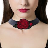 Tattoo Jewelry Collar Gifts Bohemian Boho Printed Flower Choker Necklace