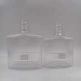 Transparent 500/700ml Glass Brandy Bottle with Bartop Cork