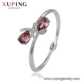 51701 Xuping Sterling Silver Color Latest Design Vogue Jewellery Bangle Crystals From Swarovski