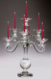 Candelabrum Crystal Glass Candleholder for Wedding Decoration