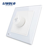 Luxury Livolo Crystal Glass Universal Wall Fan Speed Switch Socket (VL-W291S-11)