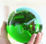 K9 Crystal Ball Glass Globe Green Crystal Ball