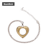 Sublimation Fashion Noosa Necklace (Heart) (NAN04)