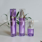 15/50ml Purple Acrylic Bottle with Lotion Pump for Cosmetics (PPC-NEW-093)