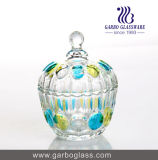 Glass Storage Jar/Candy Jar/Suger Chocolate Pot (GB1812YD)
