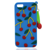 Customize Cherry Style Cute Silicone Cover for iPhone