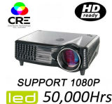 Supported 50000 Hours Lamp Life Home Cinema Projector