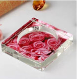Beautiful Flower Crystal Ashtray Home&Office Decoration (JD-CA-603)