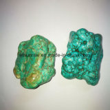 Semi Precious Stone Blue Stablized Turquoise Natural Rough Stone Ornament Gift