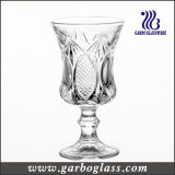 Engraved Footed Engraved Glass Cup with High Quality (GB040304P)