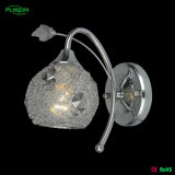 Iron Wall Light with Crystal