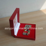 Custom 2set of UAE National Day Badges in Leather Boxes
