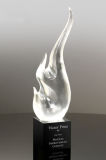 New Design Frosted Flame of Achievement Award