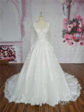 Graceful Long Sleeve Wedding Dress Ball Gown