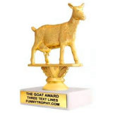 Customized Gold Animal Shape Sport Trophy