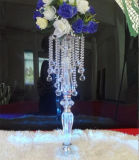 Wedding Centerpiece Decoration Luxury Crystal Pillar Candleholder Party K9 Crystal Flower Stand