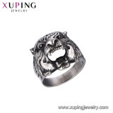 15492 Xuping Fashion Stainless Steel Jewelry for Women Latest Silver Gold Lady Ring