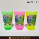 480ml Black Light Pink Pint Glass with Foil Decal