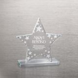Star Cluster Etched Glass Award (#70333)